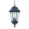Homeroots 26 x 12.5 x 12.5 in. Telfair 3-Light Matte Black Hanging Light 398014 - alternate 1